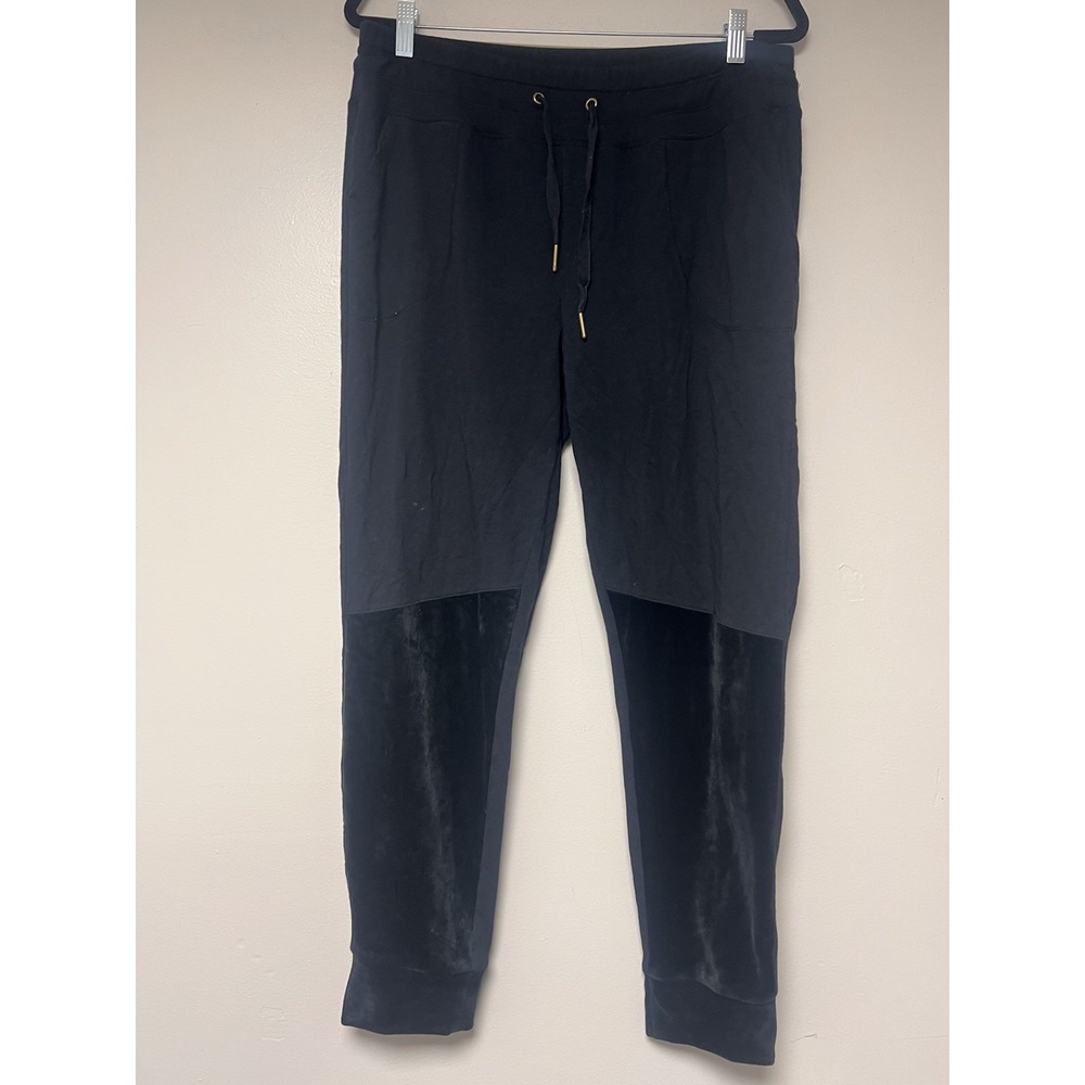 Splendid Pants Womens L Black Rayon Ankle ‎ Joggers